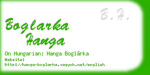 boglarka hanga business card